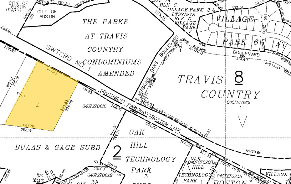 5113 Southwest Pky, Austin, TX for rent - Plat Map - Image 2 of 10