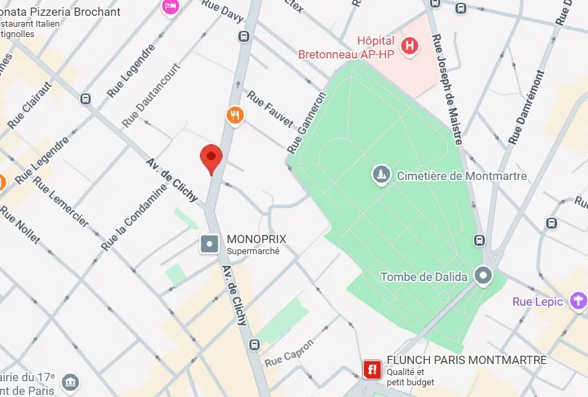 Retail in Paris for sale - Map - Image 2 of 3