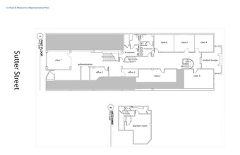 547-555 Sutter St, San Francisco, CA for rent Site Plan- Image 2 of 2