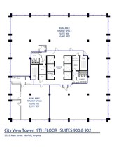 555 E Main St, Norfolk, VA for rent Floor Plan- Image 1 of 1