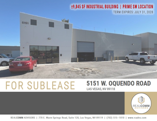 More details for 5151 W Oquendo Rd, Las Vegas, NV - Industrial for Rent