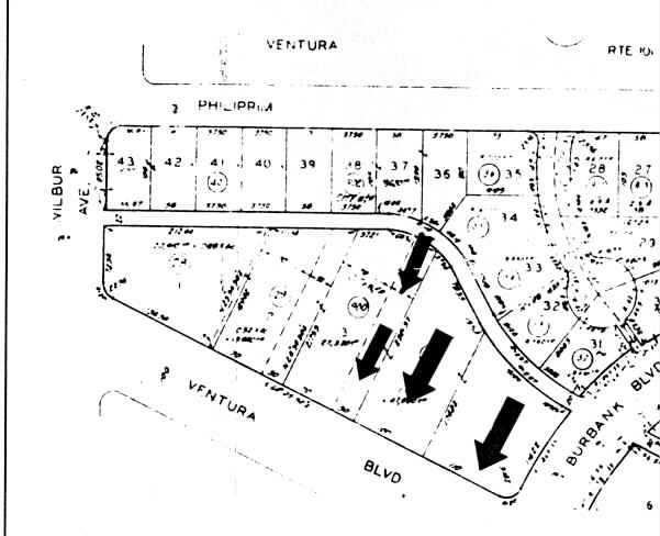 18801 Ventura Blvd, Tarzana, CA for rent - Plat Map - Image 2 of 5