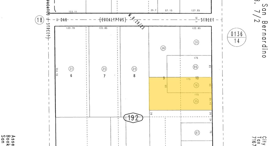 424-432 S I St, San Bernardino, CA for rent - Plat Map - Image 2 of 27