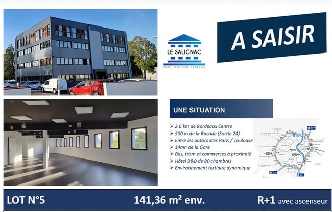 Vente Bureaux 138 m² à 141 m²