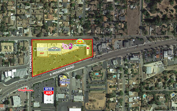 1328-1418 S Mission Rd, Fallbrook, CA - AERIAL  map view