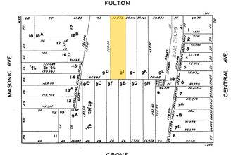 1751 Fulton St, San Francisco, CA for sale Plat Map- Image 1 of 1