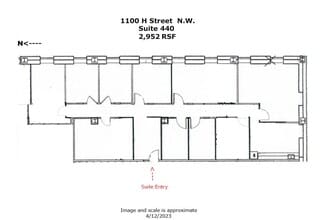 1100 H St NW, Washington, DC to rent Floor Plan- Image 1 of 9