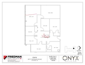 29777 Telegraph Rd, Southfield, MI to rent Floor Plan- Image 1 of 2