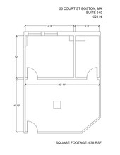 55 Court St, Boston, MA for rent Site Plan- Image 1 of 1