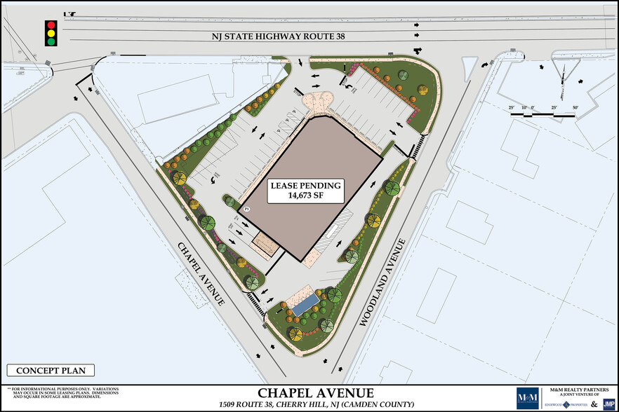 1509 NJ-38, Cherry Hill, NJ for rent - Site Plan - Image 1 of 1