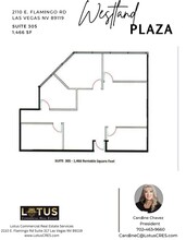 2110 E Flamingo Rd, Las Vegas, NV for rent Floor Plan- Image 1 of 1