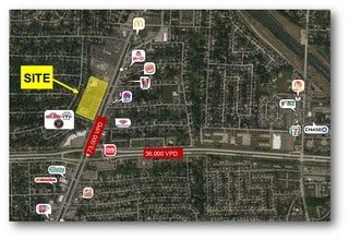 37561-37661 S Gratiot Ave, Clinton Township, MI - Aerial  map view