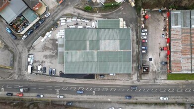 R Hicks & Sons, Brimington Rd N, Chesterfield, DBY - AERIAL  map view