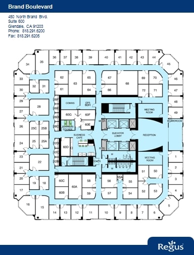 450 N Brand Blvd, Glendale, CA to rent Floor Plan- Image 1 of 1
