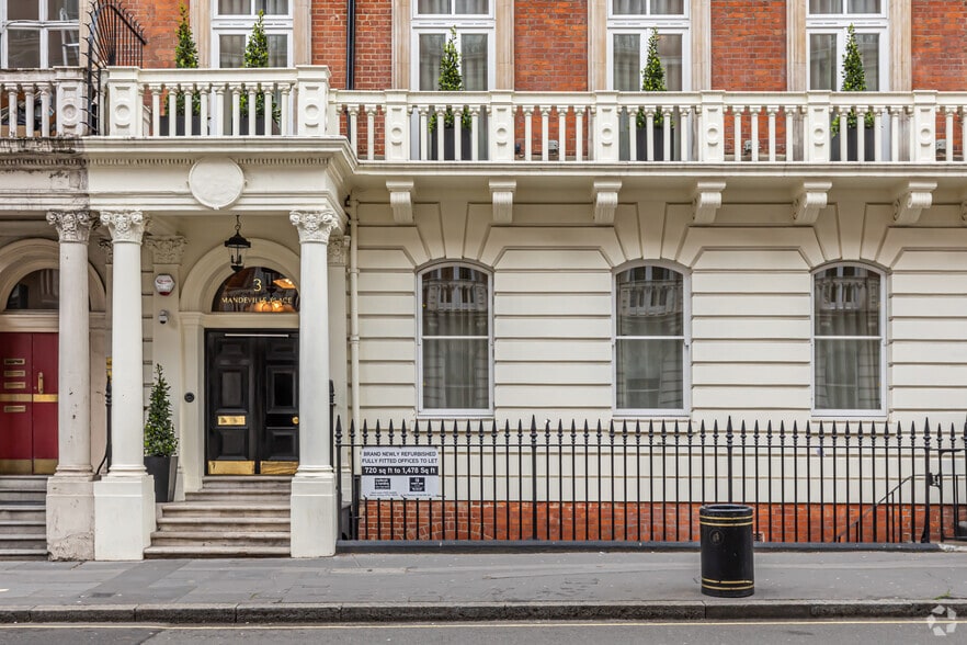 3 Mandeville Pl, London to rent - Building Photo - Image 3 of 10