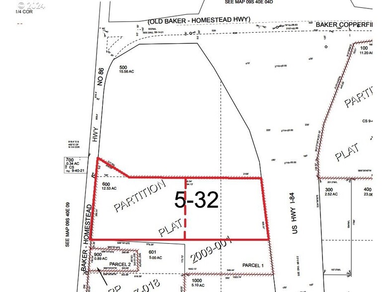 0 Cedar St, Baker City, OR for sale - Plat Map - Image 3 of 3