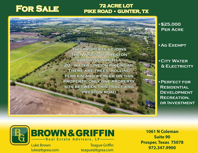 900 PIKE Rd, Gunter 75058 UK