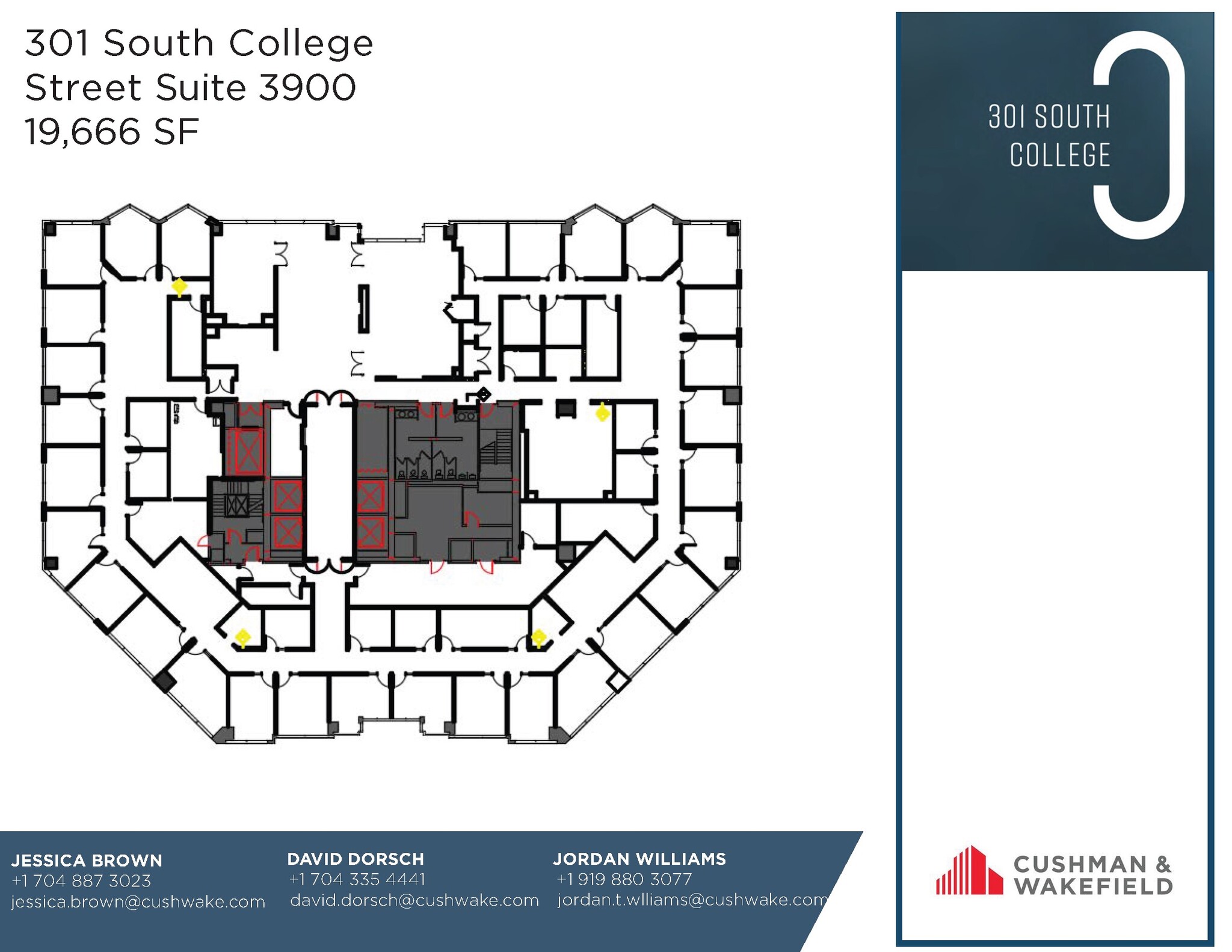 301 S College St, Charlotte, NC for rent Floor Plan- Image 1 of 1