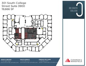 301 S College St, Charlotte, NC for rent Floor Plan- Image 1 of 1