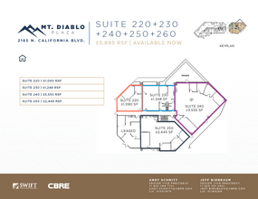 2185 N California Blvd, Walnut Creek, CA for rent Floor Plan- Image 1 of 1