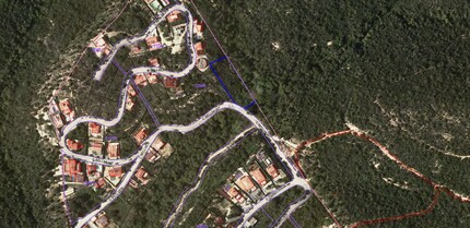 Lloret de Mar, GER - Aerial  map view