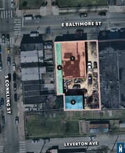 3701-3703 E Baltimore St, Baltimore, MD - aerial  map view