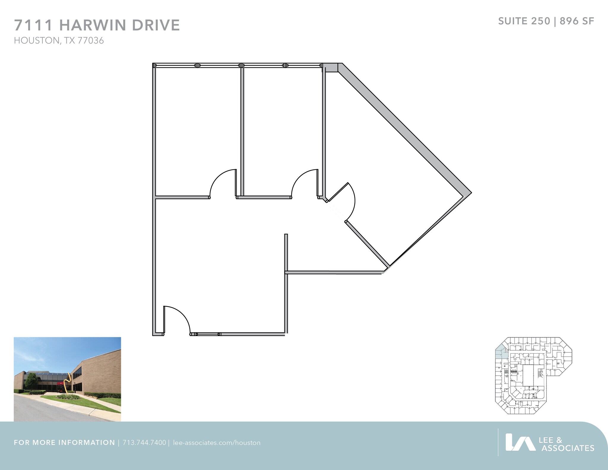 7111 Harwin Dr, Houston, TX to rent Floor Plan- Image 1 of 1