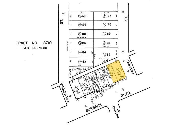 3111 W Burbank Blvd, Burbank, CA for rent - Plat Map - Image 2 of 12