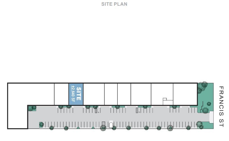 1474-1484 E Francis St, Ontario, CA for rent - Site Plan - Image 2 of 3