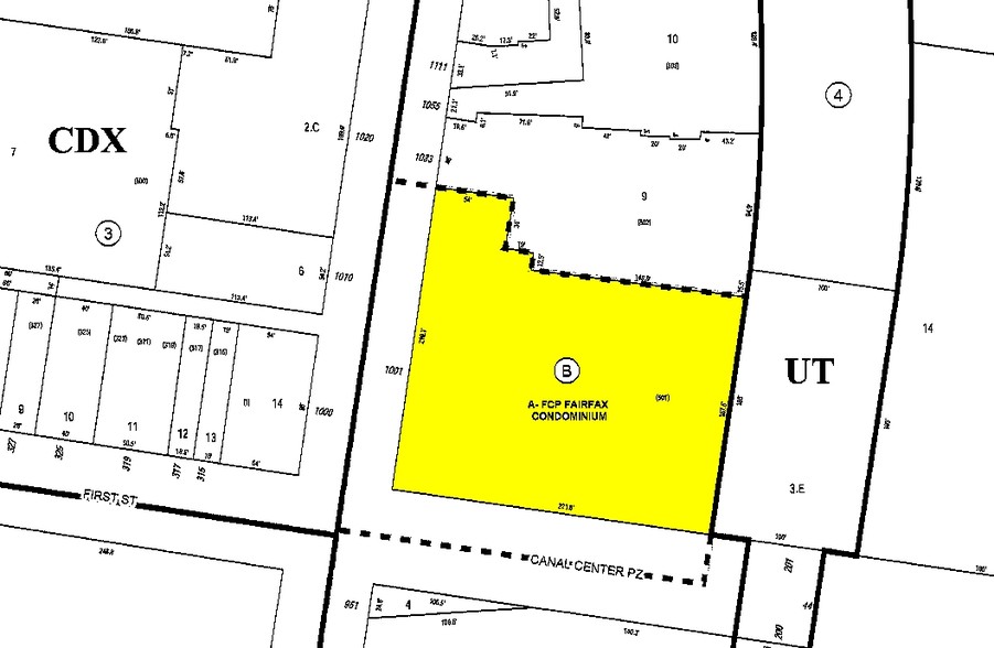 1001 N Fairfax St, Alexandria, VA for rent - Plat Map - Image 2 of 28