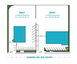 3645-3661 Camino Del Rio S, San Diego, CA for rent Site Plan- Image 1 of 1