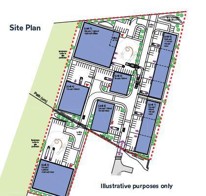 B4084 Chase Business Park, Drakes Broughton to rent - Site Plan - Image 2 of 2