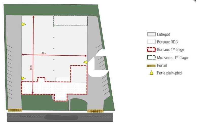 Light Industrial in Palaiseau to rent - Site Plan - Image 3 of 4