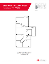 2180 North Loop W, Houston, TX for rent Floor Plan- Image 1 of 1