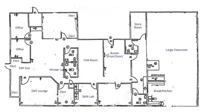 3637 Mission Ave, Carmichael, CA for rent Floor Plan- Image 1 of 3