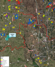 FM 2331 and Hwy4, Godley, TX - aerial  map view - Image1