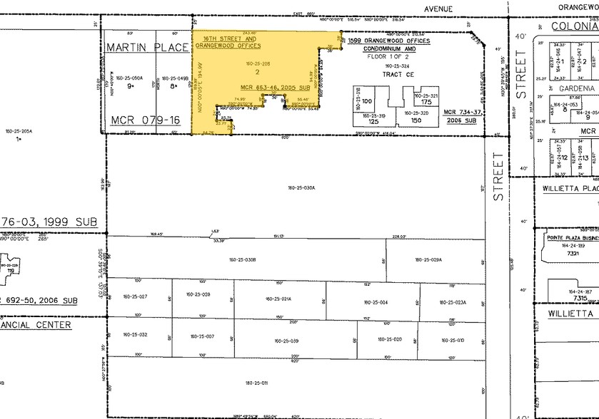 1555 E Orangewood Ave, Phoenix, AZ for rent - Plat Map - Image 2 of 19