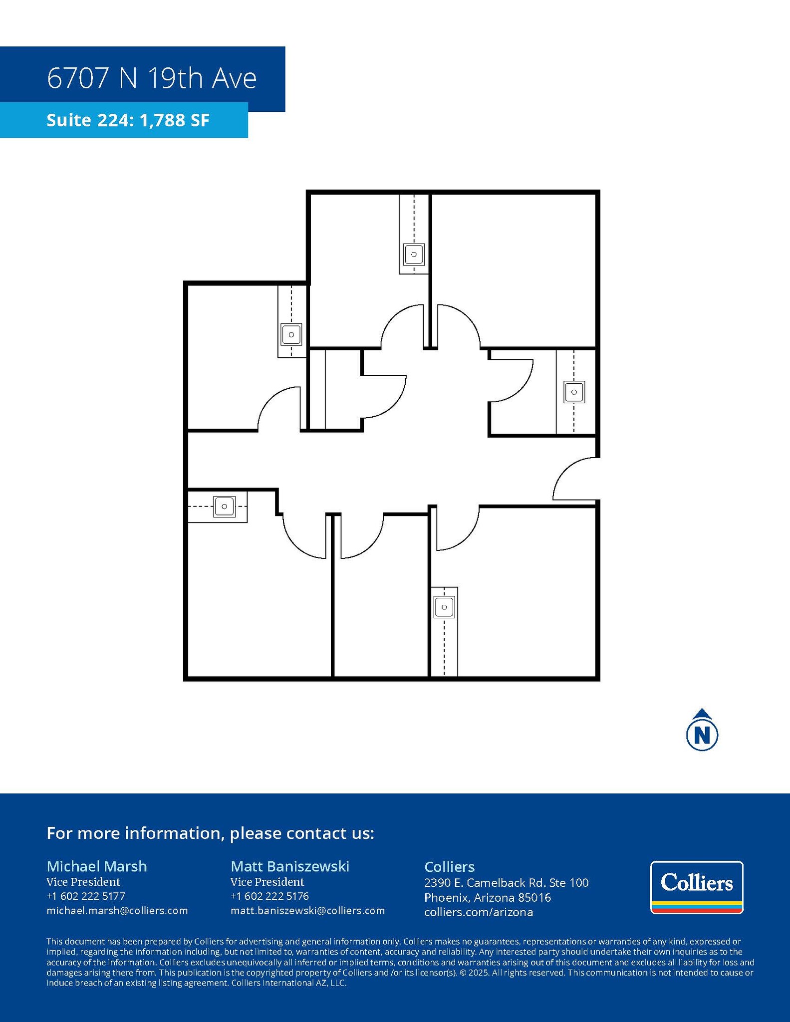 6707 N 19th Ave, Phoenix, AZ for rent Floor Plan- Image 1 of 1