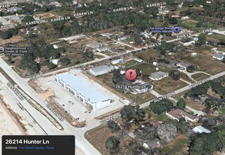 26214 Hunter Ln, Katy, TX - aerial  map view