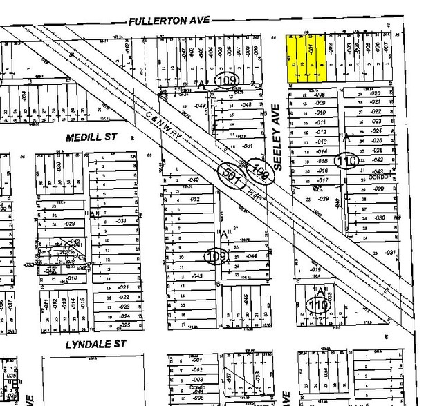 2023 W Fullerton Ave, Chicago, IL for rent - Plat Map - Image 2 of 12