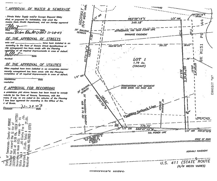 U.S. Hwy 411 & Hwy 72, Vonore, TN for sale - Plat Map - Image 2 of 12