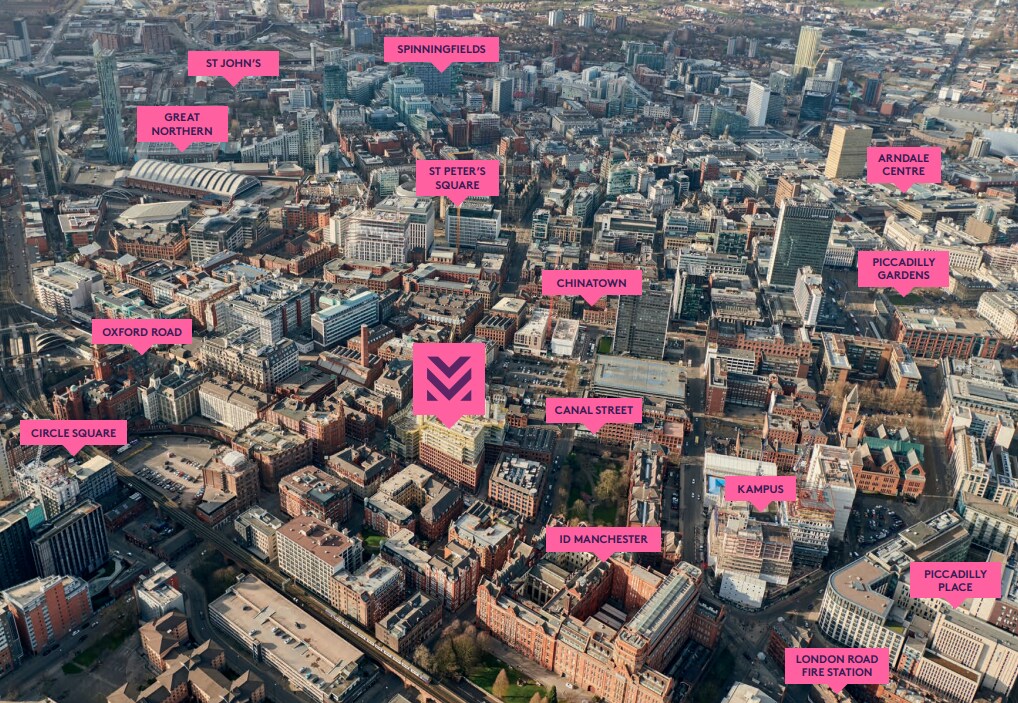 1 Lister Venice St, Manchester for sale Aerial- Image 1 of 1