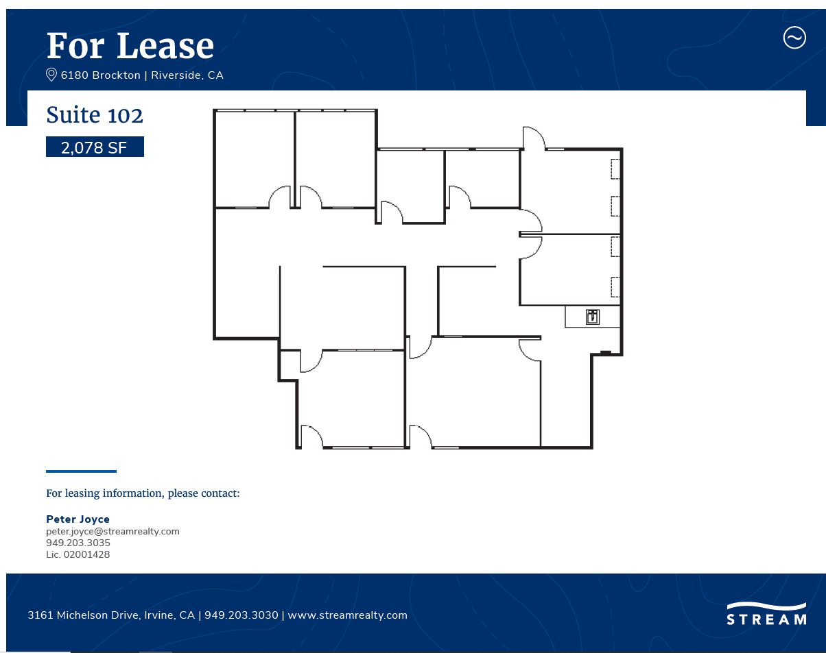 6180 Brockton Ave, Riverside, CA for rent Floor Plan- Image 1 of 1