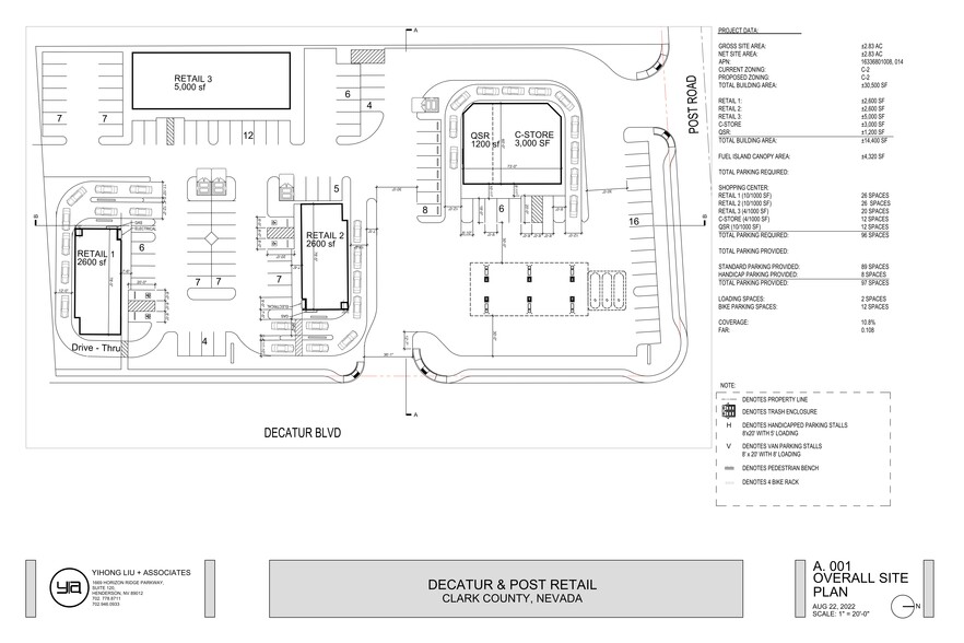 6435 S Decatur Blvd, Las Vegas, NV for rent - Site Plan - Image 2 of 2