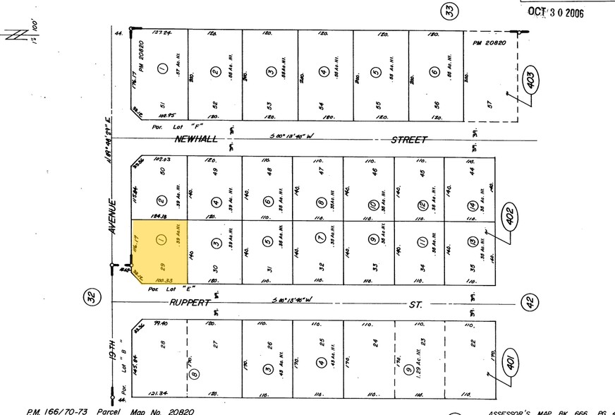 19024 Ruppert St, Palm Springs, CA for rent - Plat Map - Image 2 of 10