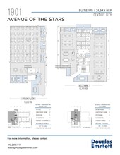 1901 Avenue of the Stars, Los Angeles, CA for rent Floor Plan- Image 1 of 1