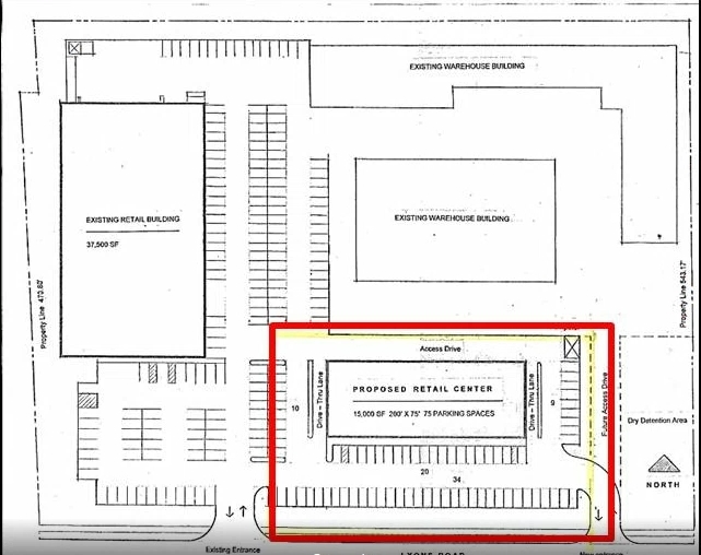 2741 E Lyons Rd, Miamisburg, OH for rent - Site Plan - Image 2 of 2