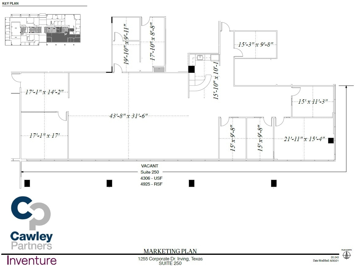 1255 Corporate Dr, Irving, TX to rent Floor Plan- Image 1 of 8