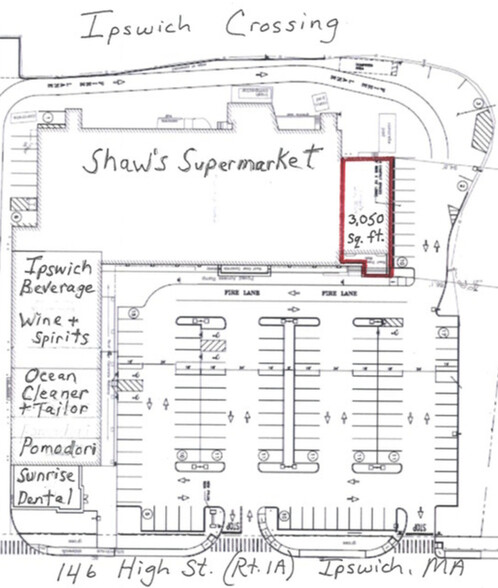 146 High St, Ipswich, MA for rent - Site Plan - Image 2 of 10