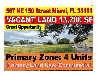 More details for 567 NE 150th St, Miami, FL - Land for Sale